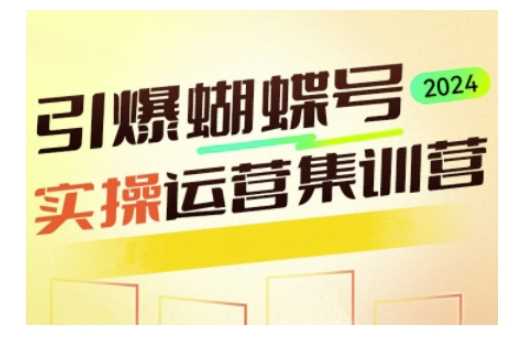 引爆蝴蝶号实操运营，助力你深度掌握蝴蝶号运营，实现高效实操，开启流量变现之路云云学社-专注分享网络创业落地实操课程 – 全网首发_高质量项目输出云云学社